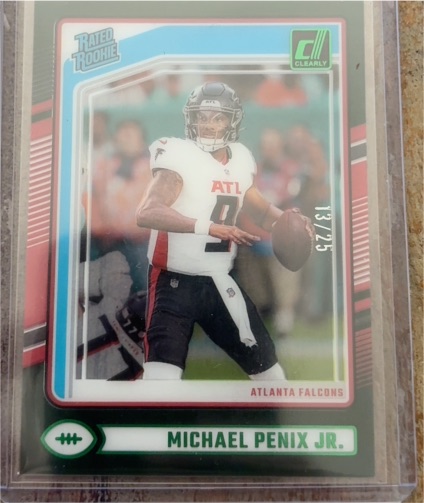 2024 Panini Donruss Clearly #59 Michael Penix Jr. — front