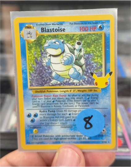 1999 Pokémon Base Set #2 Blastoise — front