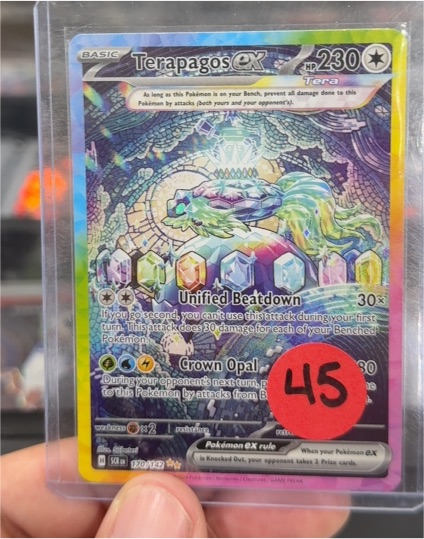 2023 Pokémon SV07: Stellar Crown #170 Terapagos ex — front