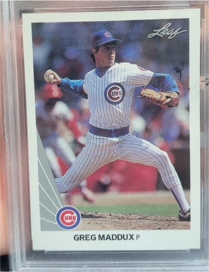 1990 Leaf #25 Greg Maddux — front