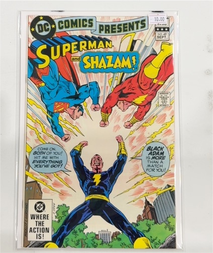DC Comics Presents #49 (1982) Superman and Shazam vs Black Adam — front