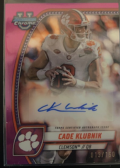 2024 Bowman Chrome University #PA-CKL Cade Klubnik — front