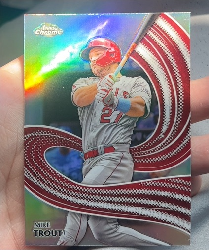 2024 Topps Chrome #S-1 Mike Trout Strokes — front