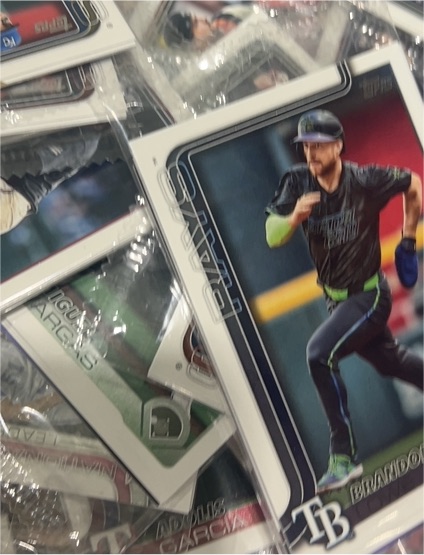 2025 Topps Series 1 #153 Brandon Lowe — front