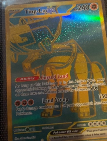 Scarlet & Violet: Paldean Fates #244/091 Ting-Lu ex — front