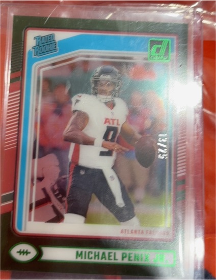 2024 Donruss Clearly #59 Michael Penix Jr — front