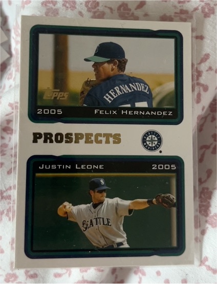 2005 Topps #688 Felix Hernandez / Justin Leone — front