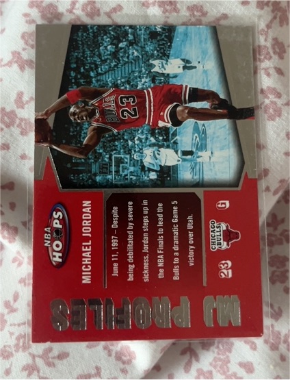 2005 Hoops MJ Profiles #MJ-19 Michael Jordan — front