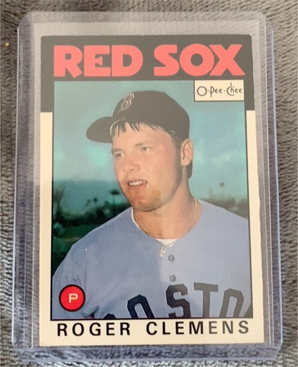 1986 O-Pee-Chee #98 Roger Clemens — front