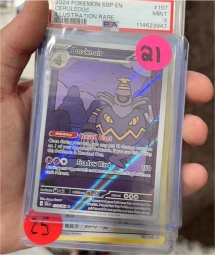2024 Pokémon Shrouded Fable #197 Dusknoir Illustration Rare — front