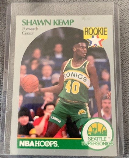 1990-91 NBA Hoops #279 Shawn Kemp — front