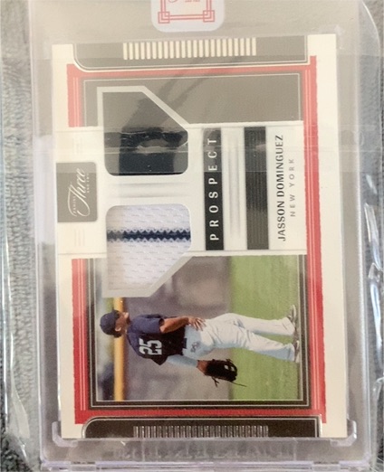 2022 Panini Three and Two #PDJ-JD Jasson Dominguez — front
