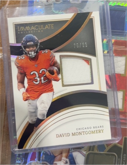 2022 Panini Immaculate Collection #70/99 David Montgomery — front