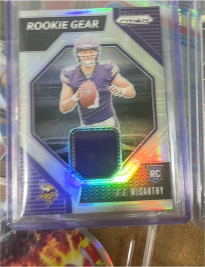 2024 Panini Prizm Rookie Gear #RG-JJM J.J. McCarthy — front