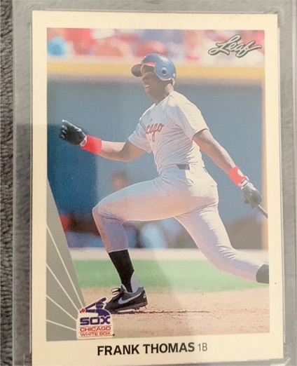 1990 Leaf #300 Frank Thomas — front