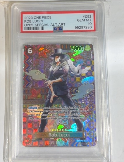 2023 One Piece #092 Rob Lucci OP05 Special Alt Art — front