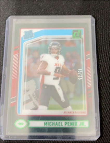 2024 Donruss Clearly Rated Rookie #59 Michael Penix Jr. — front