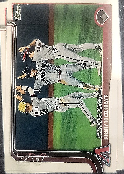 2025 Topps #297 Flying High: Plenty to Celebrate — front