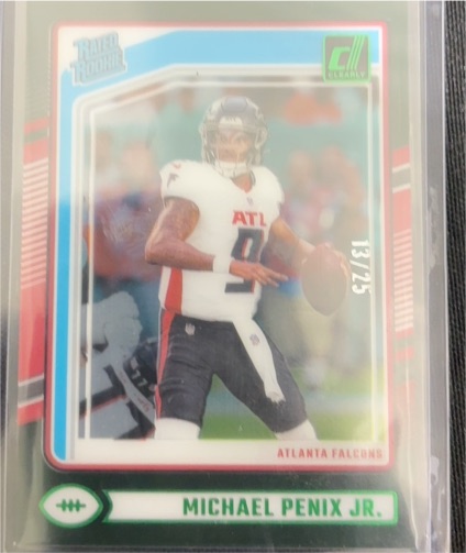 2024 Panini Donruss Clearly #59 Michael Penix Jr. — front