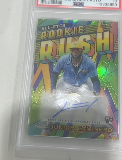 2024 Topps Chrome All-Etch Rookie Rush #Junior Caminero — front
