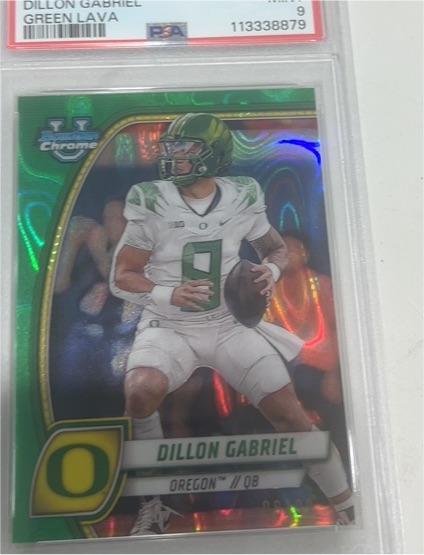 2024 Bowman University Chrome #3 Dillon Gabriel — front