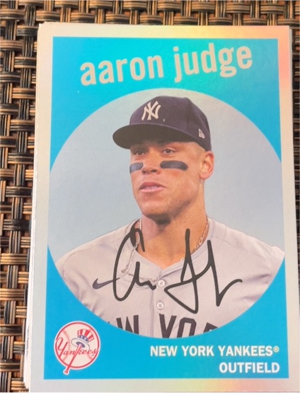 2025 Topps Heritage 25th Anniversary #H25-8 Aaron Judge — front