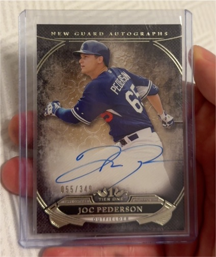 2015 Topps Tier One #NGA-JPE Joc Pederson — front