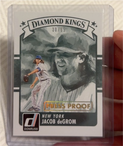 2016 Donruss Diamond Kings #18 Jacob deGrom — front