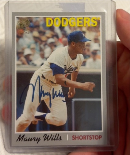 2012 Topps Archives Fan Favorites #FFAMW Maury Wills — front