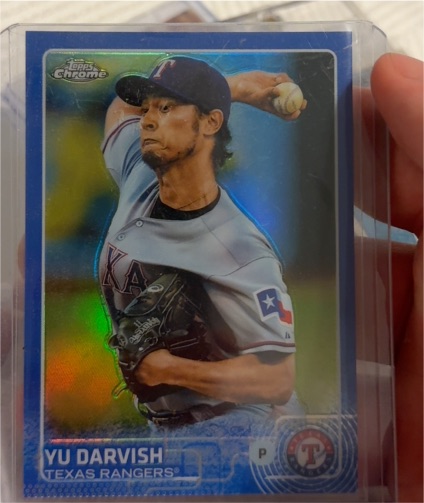 2015 Topps Chrome #187 Yu Darvish — front