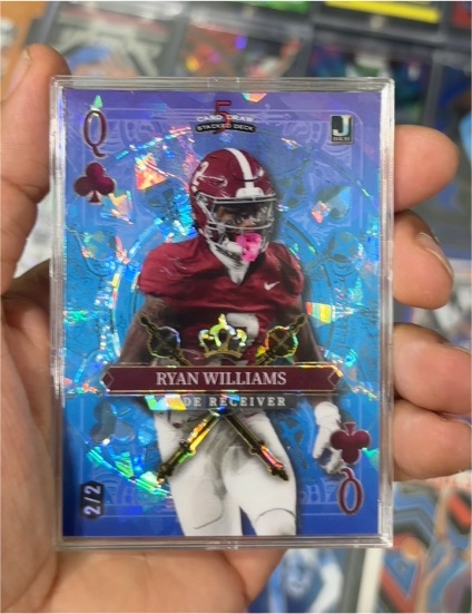 2024 Wild Card 5 Card Draw Stacked Deck #Q Ryan Williams — front