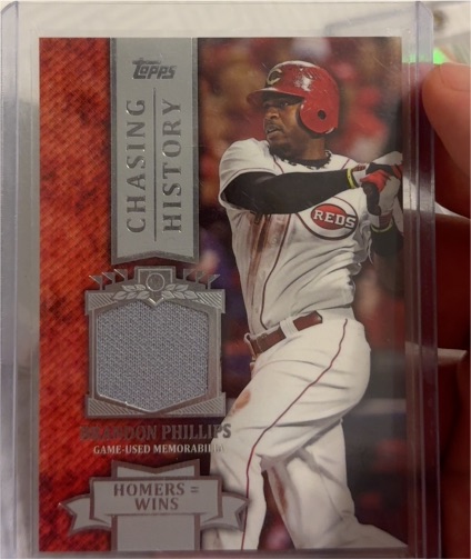 2013 Topps Chasing History Relics #CHR-BP Brandon Phillips — front