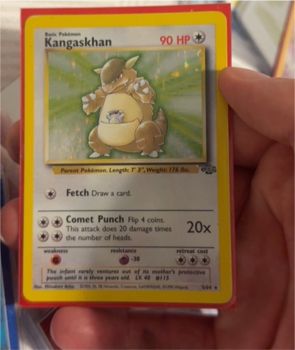 1999 Pokémon Jungle #5 Kangaskhan — front
