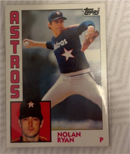 1984 Topps #470 Nolan Ryan Houston Astros — front