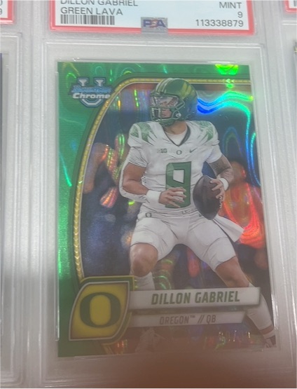 2024 Bowman University Chrome #3 Dillon Gabriel — front