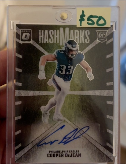 2024 Donruss Optic #HM-CDN Cooper DeJean HashMarks Auto Rookie — front