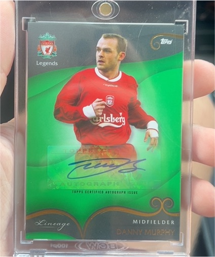 2022-23 Topps Liverpool Lineage #AU-DM Danny Murphy Auto — front