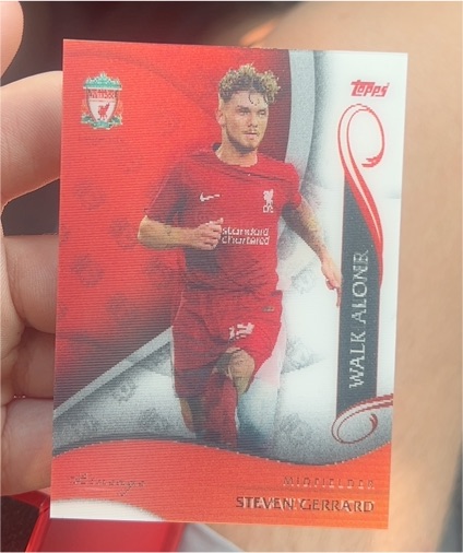 2022-23 Topps Liverpool Lineage #LL-05 Steven Gerrard — front