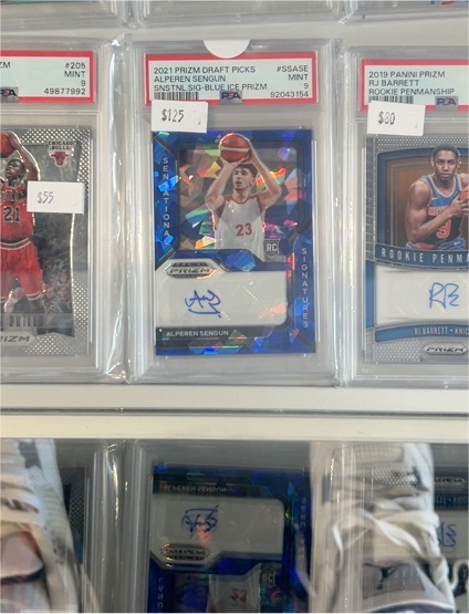 2021 Panini Prizm Draft Picks #SSASE Alperen Sengun Sensational Signatures Ice Prizm — front