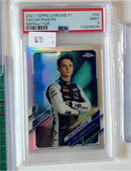 2021 Topps Chrome F1 #59 Oscar Piastri — front