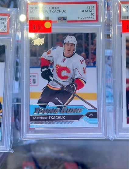 2016 Upper Deck #231 Matthew Tkachuk Young Guns Rookie — front