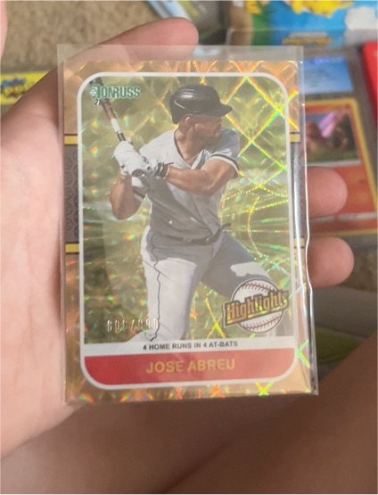 2021 Donruss Highlights #HI2 Jose Abreu — front