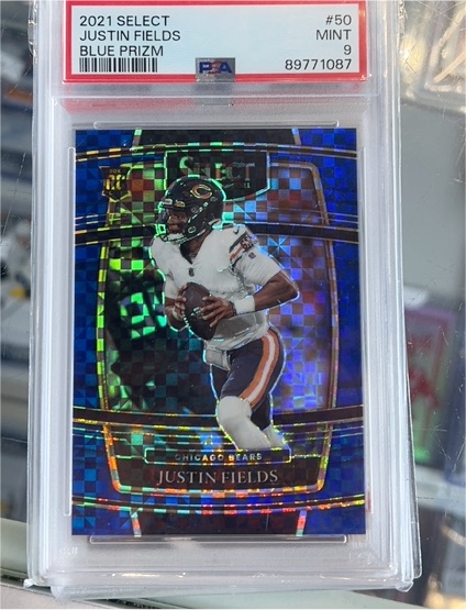 2021 Panini Select #50 Justin Fields — front