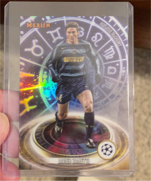 2023-24 Topps Merlin UEFA Club Competitions Ageless Alchemy #AA-2 Javier Zanetti — front