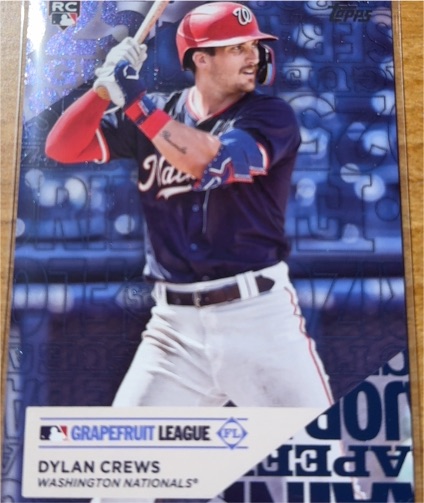 2025 Topps #TG-20 Dylan Crews Training Grounds — front
