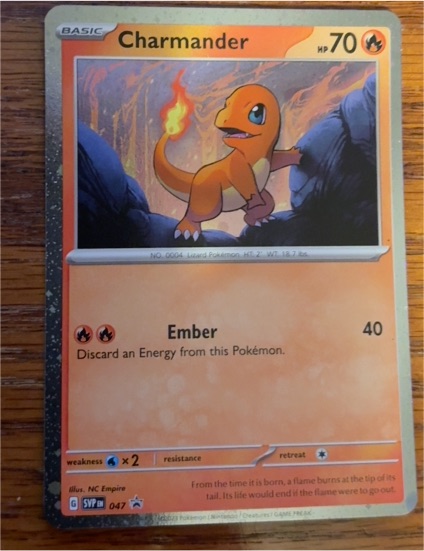 2023 Black Star Promo #047 Charmander — front