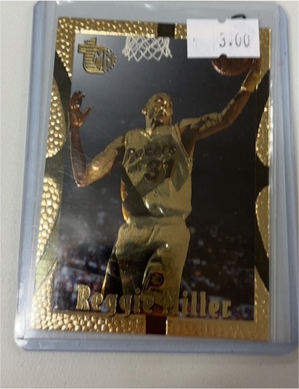1994-95 Topps Embossed #41 Reggie Miller — front