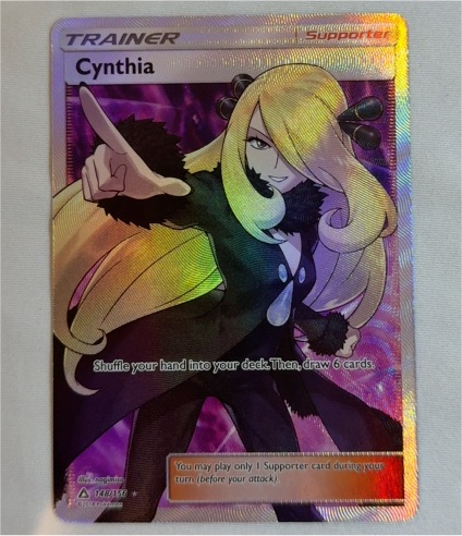 2017 Pokémon Ultra Prism #148 Cynthia — front