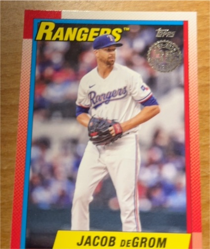 2025 Topps Series 2 1990 Topps #90B2-33 Jacob deGrom — front