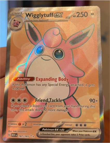 2023 Pokémon Scarlet & Violet 151 #187/165 Wigglytuff ex — front